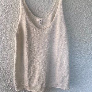 BP off white knitted tank top
